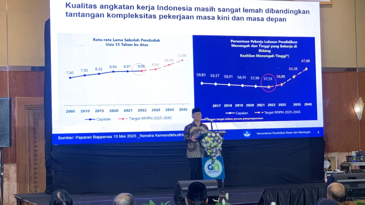 Wakil Menteri Pendidikan Dasar dan Menengah (Kemendikdasmen), Prof. Atip Latipulhayat. (Sadam Husen / JE)