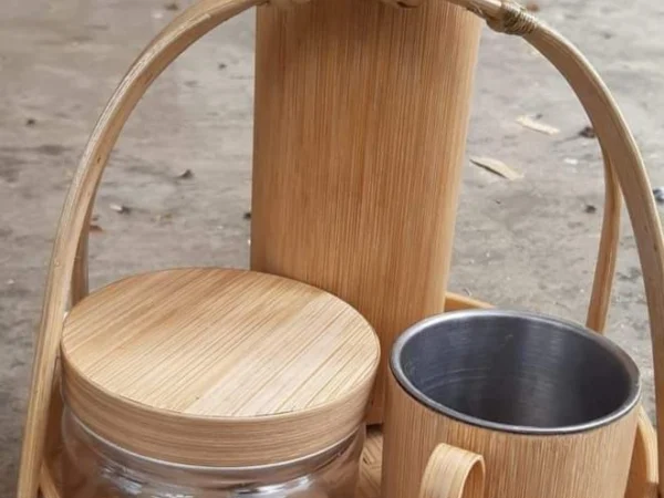 Casing Tumbler, Kerajinan Tangan Bambu Karya Disabilitas Bandung Barat