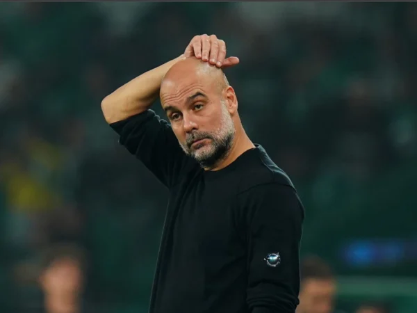 Pep Guardiola pusing gegara Machester City dicukur Sporting Lisbon