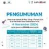 Pengumuman tentang bansos JKP Plus yang cair hari ini