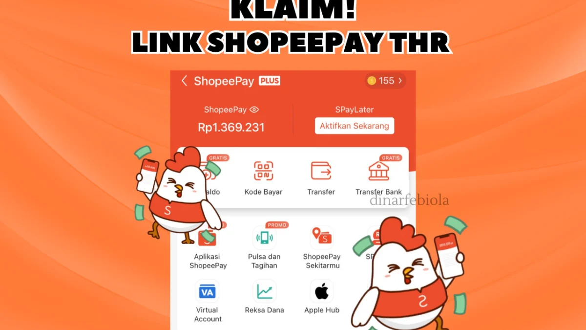 LINK Shopeepay THR 4 November 2024, Klaim Saldo Gratis Langsung Cair Sebelum Kehabisan!