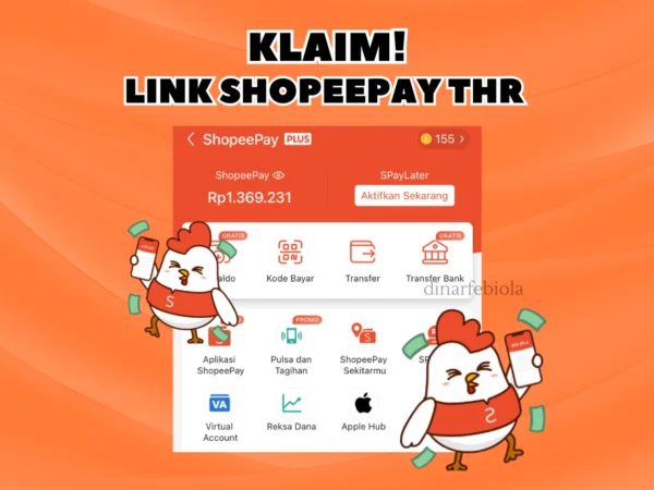 LINK Shopeepay THR 4 November 2024, Klaim Saldo Gratis Langsung Cair Sebelum Kehabisan!