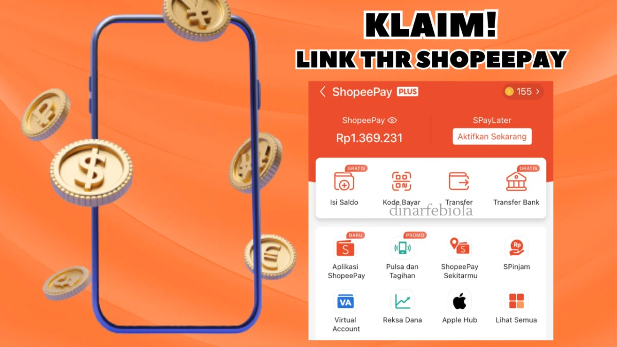 LINK THR Shopeepay! Dapatkan Saldo Gratis Menguntungkan Didalamnya