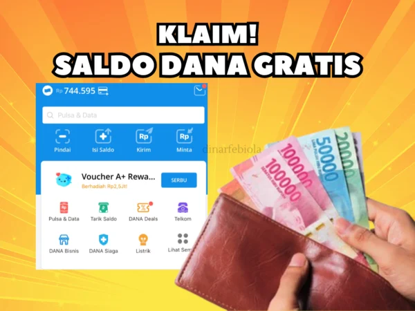 Buka DANA KAGET Dapat Saldo DANA Gratis Rp 275.000 Langsung Ke Akun