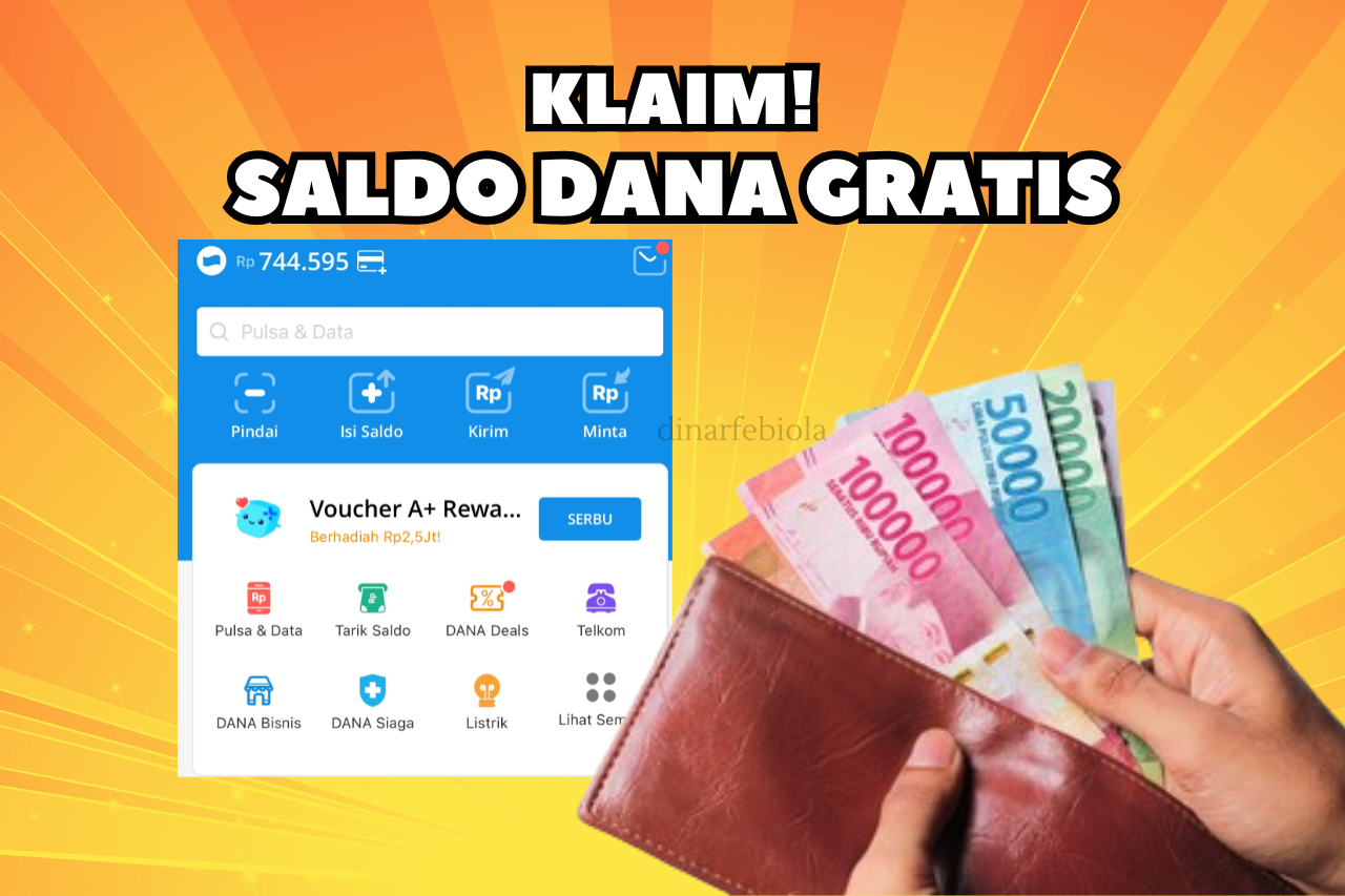 Buka DANA KAGET Dapat Saldo DANA Gratis Rp 275.000 Langsung Ke Akun