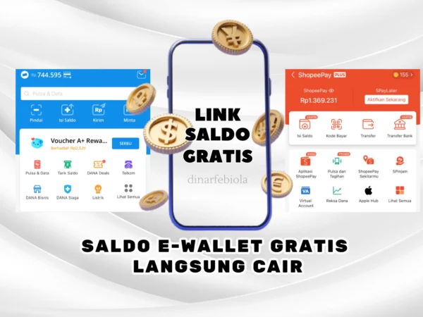 LINK Saldo Gratis Rp 350.000 Cair Hitungan Detik Ke Akun E-Wallet