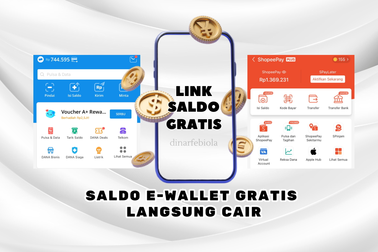 LINK Saldo Gratis Rp 350.000 Cair Hitungan Detik Ke Akun E-Wallet