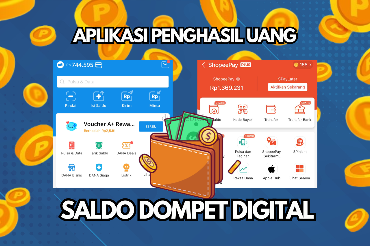 Ambil Saldo Dompet Digital Rp150.000 Dapat Lewat Main Aplikasi Penghasil Uang Ini