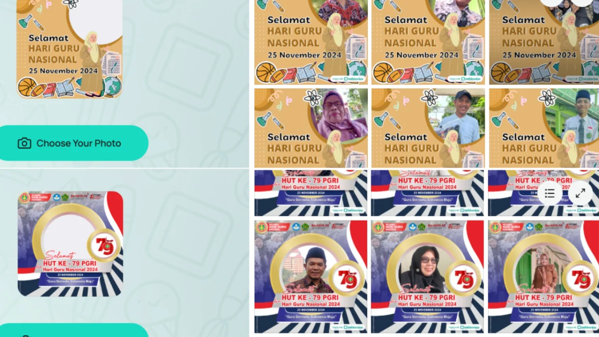 35+ Twibon Hari Guru Nasional 2024, Peringati Hari Spesial Guru!