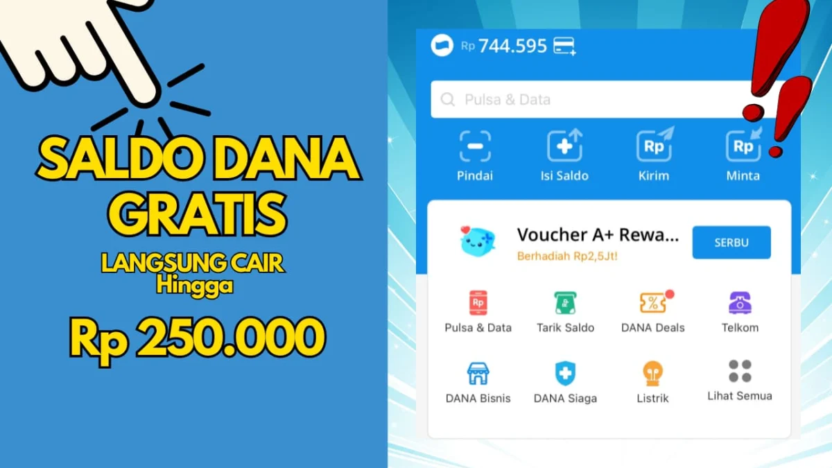 Dapat Saldo DANA Gratis Rp 250.000 Cuma Main-Main di Aplikasi Ini