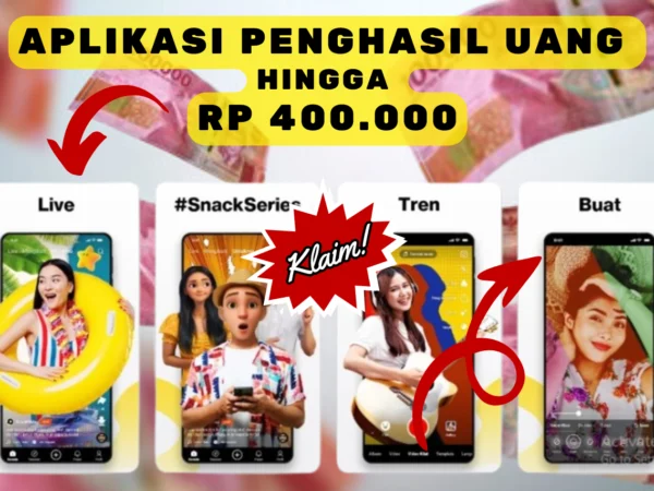 Nonton Terus Dapat Saldo Rp 400 Ribu Gratis Lewat APlikasi Penghasil Uang Tercepat 2024