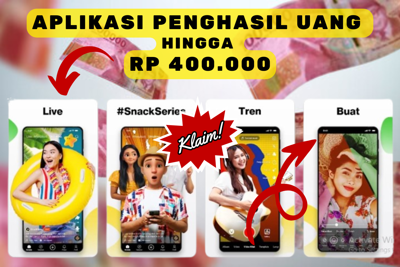 Nonton Terus Dapat Saldo Rp 400 Ribu Gratis Lewat APlikasi Penghasil Uang Tercepat 2024