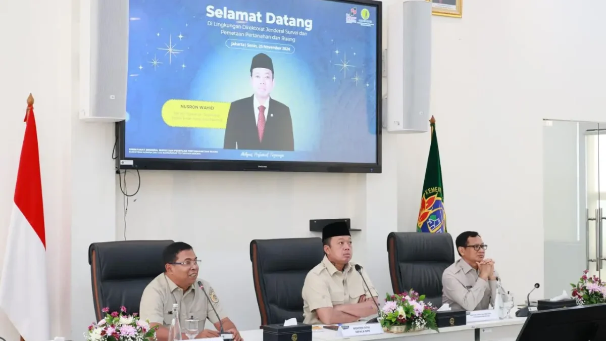 Berikan Pengarahan di Ditjen SPPR, Menteri Nusron Fokus Benahi Pelayanan dan Kualitas SDM