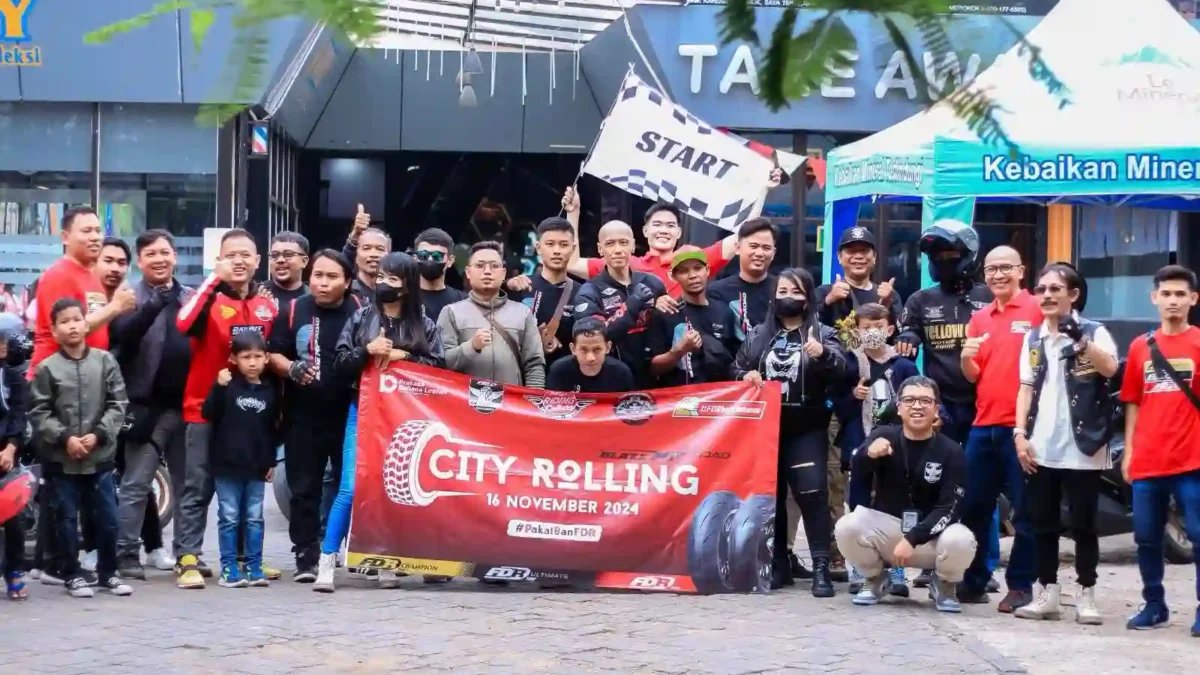 City Rolling Warnai Peluncuran Ban FDR Blaze MP Road di Cirebon