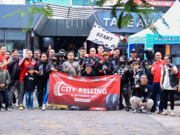 City Rolling Warnai Peluncuran Ban FDR Blaze MP Road di Cirebon