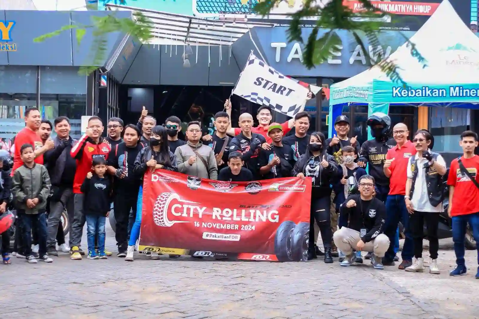 City Rolling Warnai Peluncuran Ban FDR Blaze MP Road di Cirebon