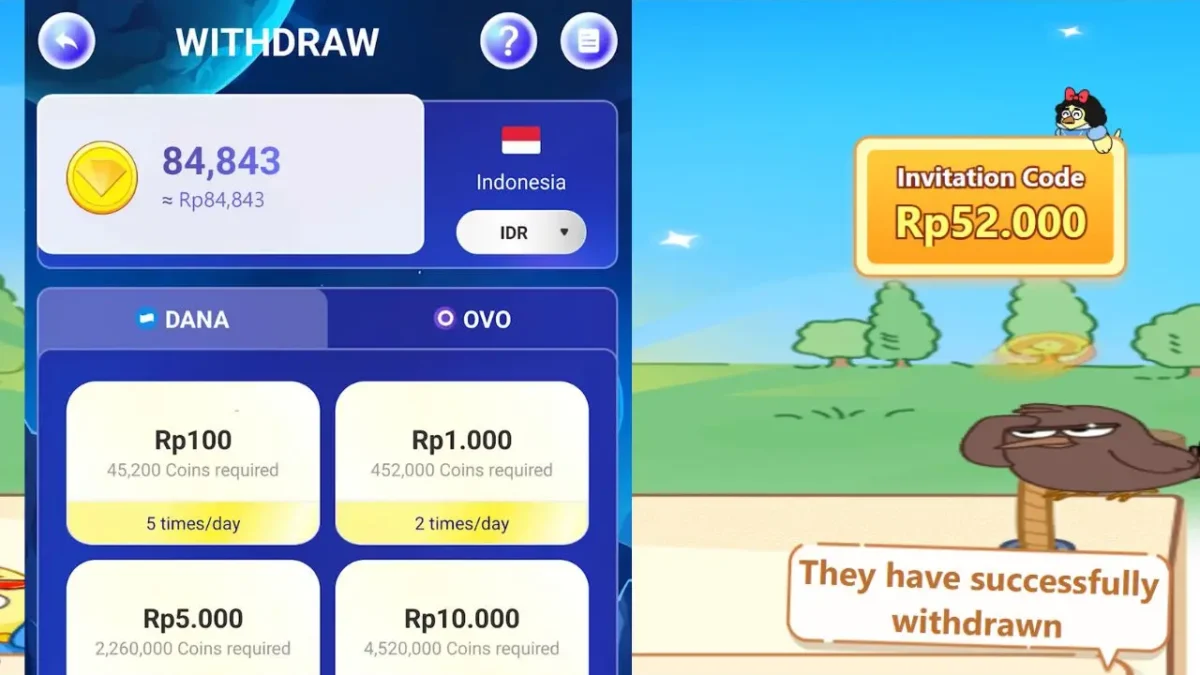 Game Terbaru Penghasil Saldo Dompet Elektronik yang Bisa Cair Tanpa Minimal Penarikan