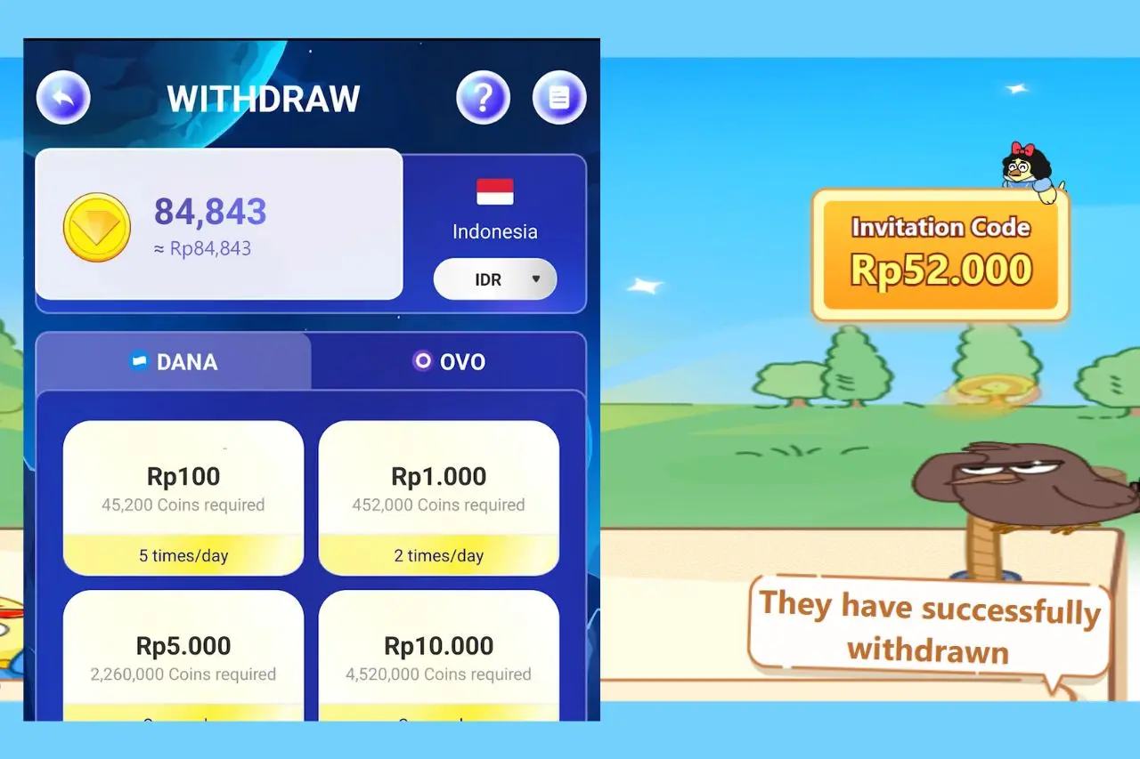 Game Terbaru Penghasil Saldo Dompet Elektronik yang Bisa Cair Tanpa Minimal Penarikan