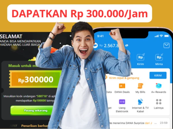 Ada Reward Saldo Rp 300.000 Gratis per Jam dengan Game Penghasil Uang Ini, Siapkan Ewallet DANA! 