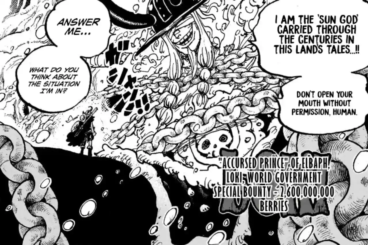 Spoiler One Piece Chapter 1132: Loki, Karakter Bukan Villain dengan Bounty yang Sangat Tinggi!