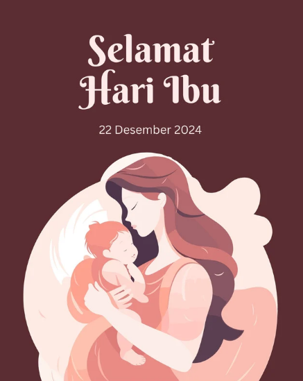 Poster Hari Ibu 22 Desember 2024 Cocok untuk Postingan di Medsos