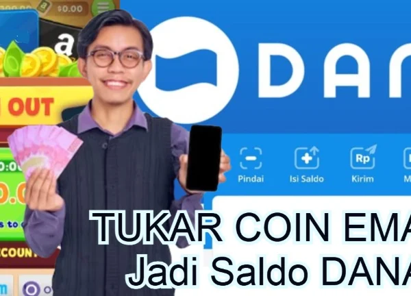 Cara Tukar Coin Emas menjadi Saldo DANA gratis.