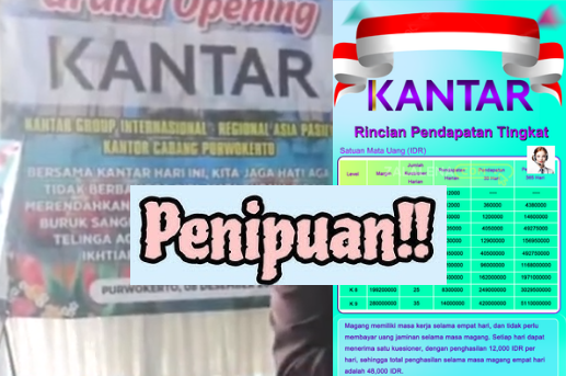 Aplikasi Kantar Scam, Website Sering Ganti Terus