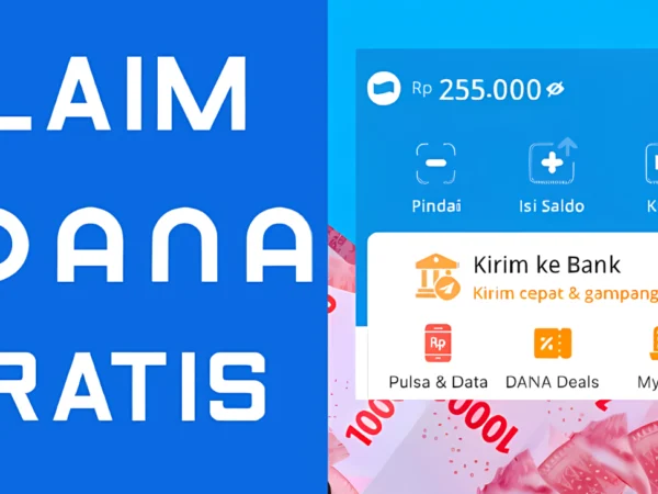 Gratis Rp255.000 Saldo e-Wallet DANA Dengan Aplikasi Penghasil Uang Cuma Login