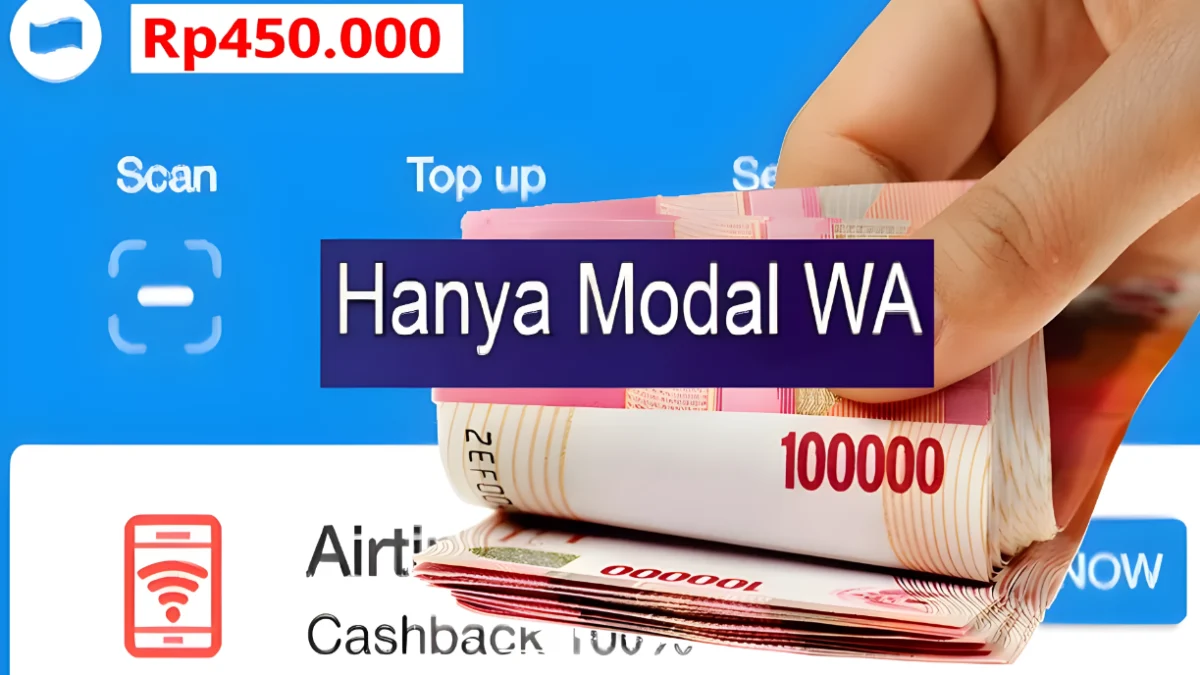 Cairkan Bonus Saldo DANA Gratis Rp450.000 Pakai WhatsApp