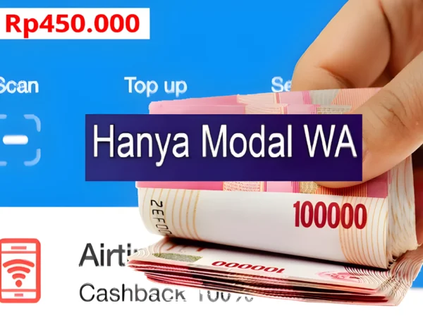 Cairkan Bonus Saldo DANA Gratis Rp450.000 Pakai WhatsApp