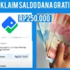 Akhirnya Cair Saldo Gratis Rp250.000 dari Hp android, Ini Caranya