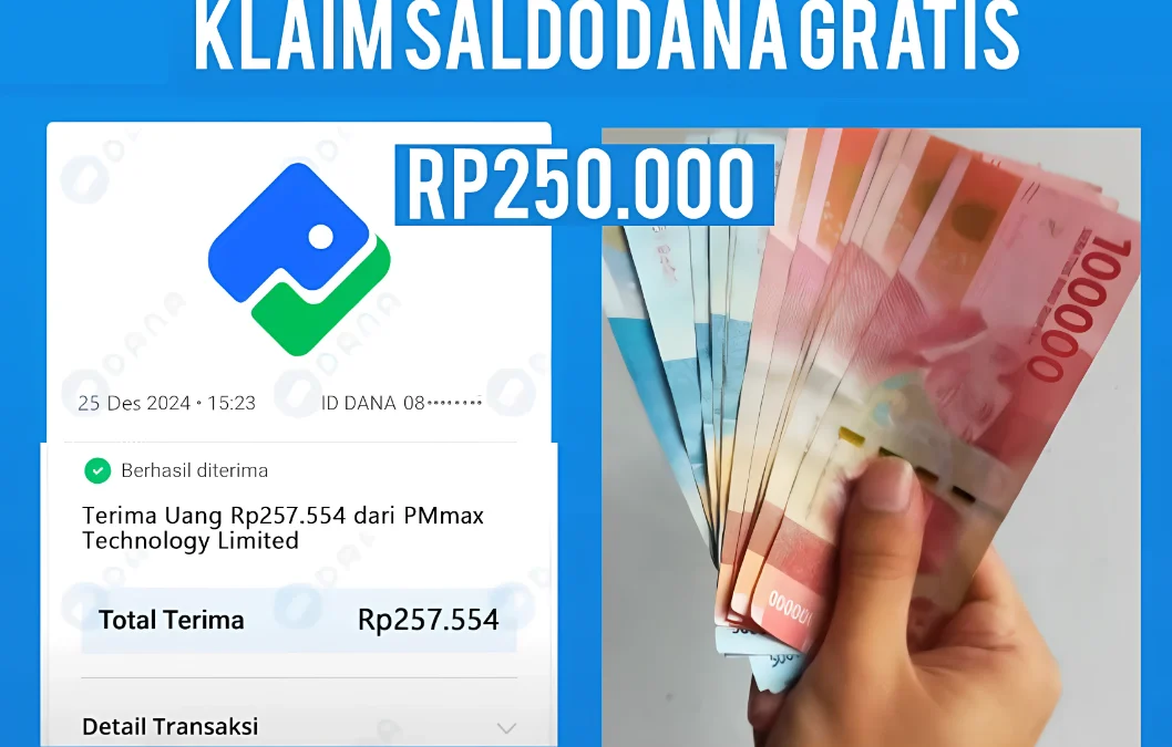 Akhirnya Cair Saldo Gratis Rp250.000 dari Hp android, Ini Caranya