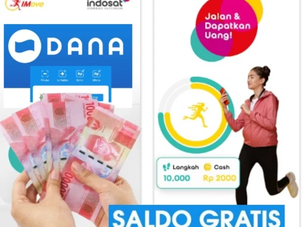 dapat SAldo DANA gratis hanya dengan gerakkan kaki.