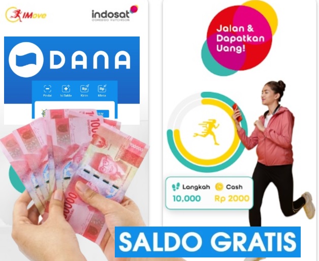 dapat SAldo DANA gratis hanya dengan gerakkan kaki.