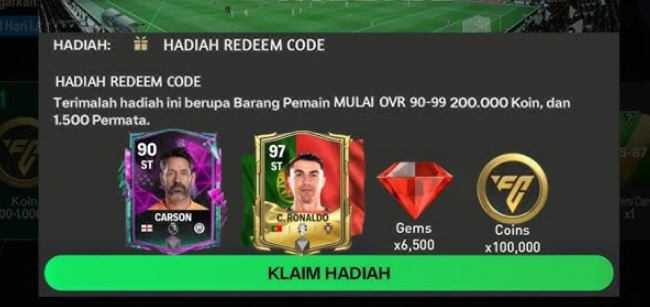 Klaim 29 Kode Redeem FC Mobile Bisa Dapat Hadiah Item Eksklusif  