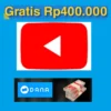 Cuma Nonton Video YouTube Dibayar Rp 400 Ribu Hari Ini di Aplikasi Penghasil Uang