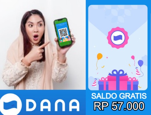 Saldo DANA gratis hanya scan barcode