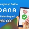 Cara Dapat SALdo DANA Gratis Rp250.000