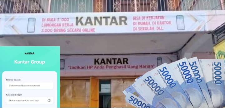 Kantor baru Aplikasi Kantar yang websitenya masih berus berganti.