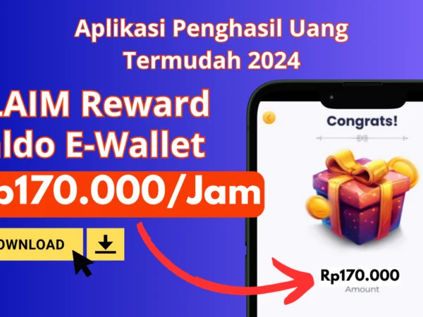 "KLAIM" Saldo E-Wallet Rp170.000/Jam di Aplikasi Penghasil Uang