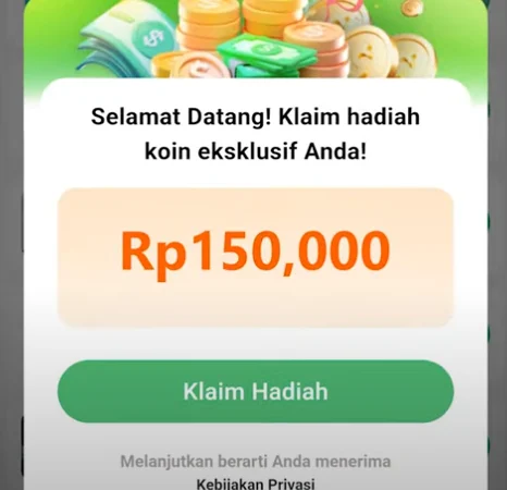 Tap Coin Eksklusif Langsung Dapat Rp150.000 ke Dompet Digital