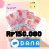 Cukup Masukkan Email Dapat Saldo DANA Gratis Rp150.000