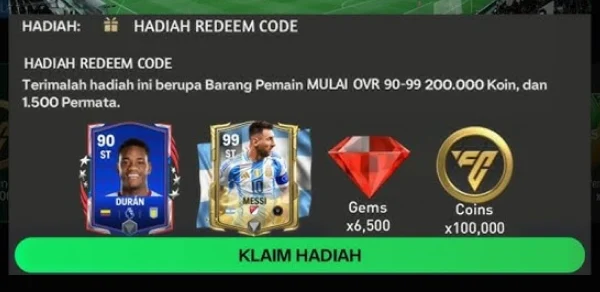 Klaim Kode Redeem FC Mobile Hari Ini Sebelum Kadaluwarsa, Dapatkan Hadiah Item Eksklusif Gratis