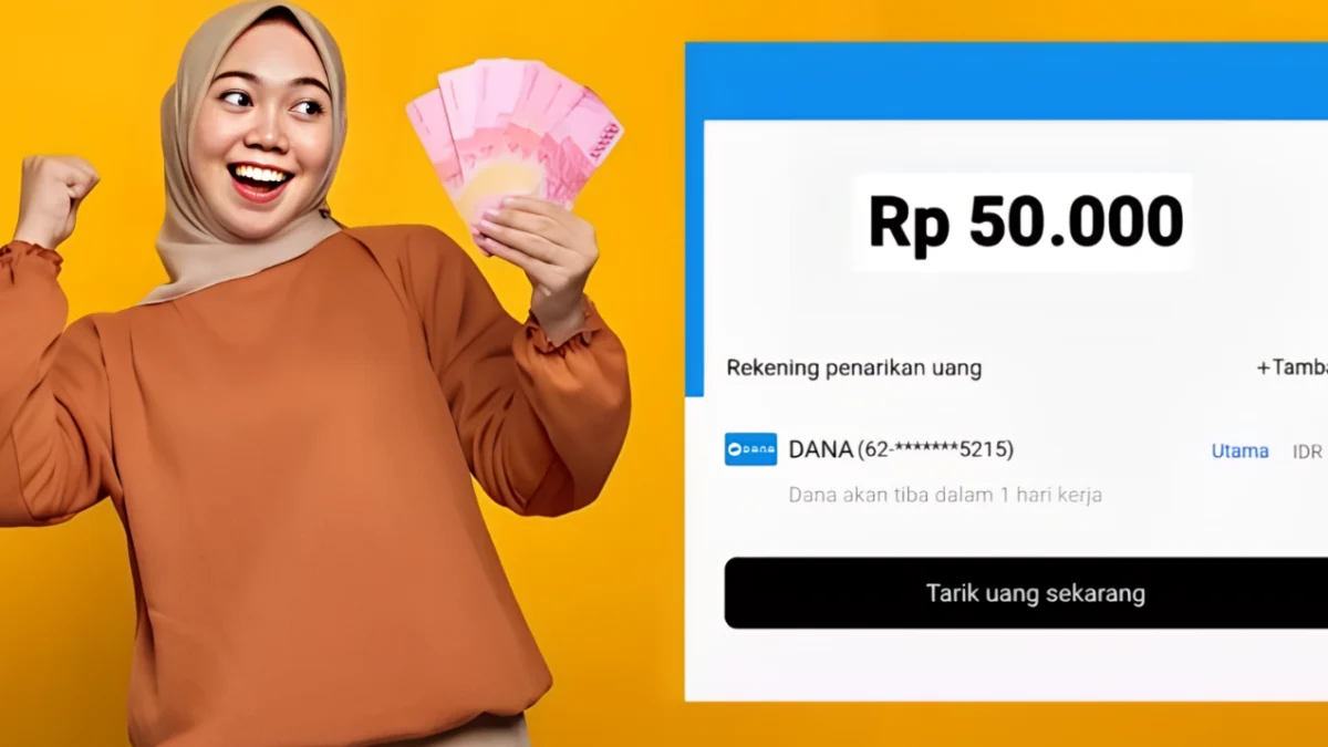 Dapat Uang Rp50.000 Sambil Rebahan Lewat Aplikasi Ini