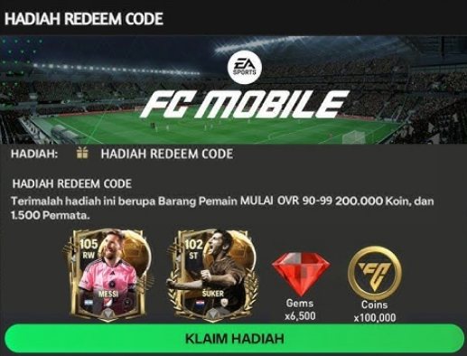 Kode Redeem FC Mobile Terbaru, Kamu Bisa Dapat Beragam Hadiah Gratis