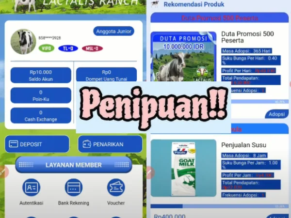 Aplikasi Lactalis Ranch Penghasil Uang atau Justru Investasi Bodong