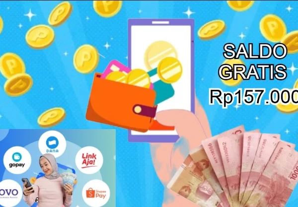 Saldo Gratis dari Aplikasi hanya dengan tap tap coin emas.