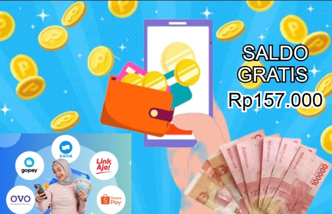 Saldo Gratis dari Aplikasi hanya dengan tap tap coin emas.