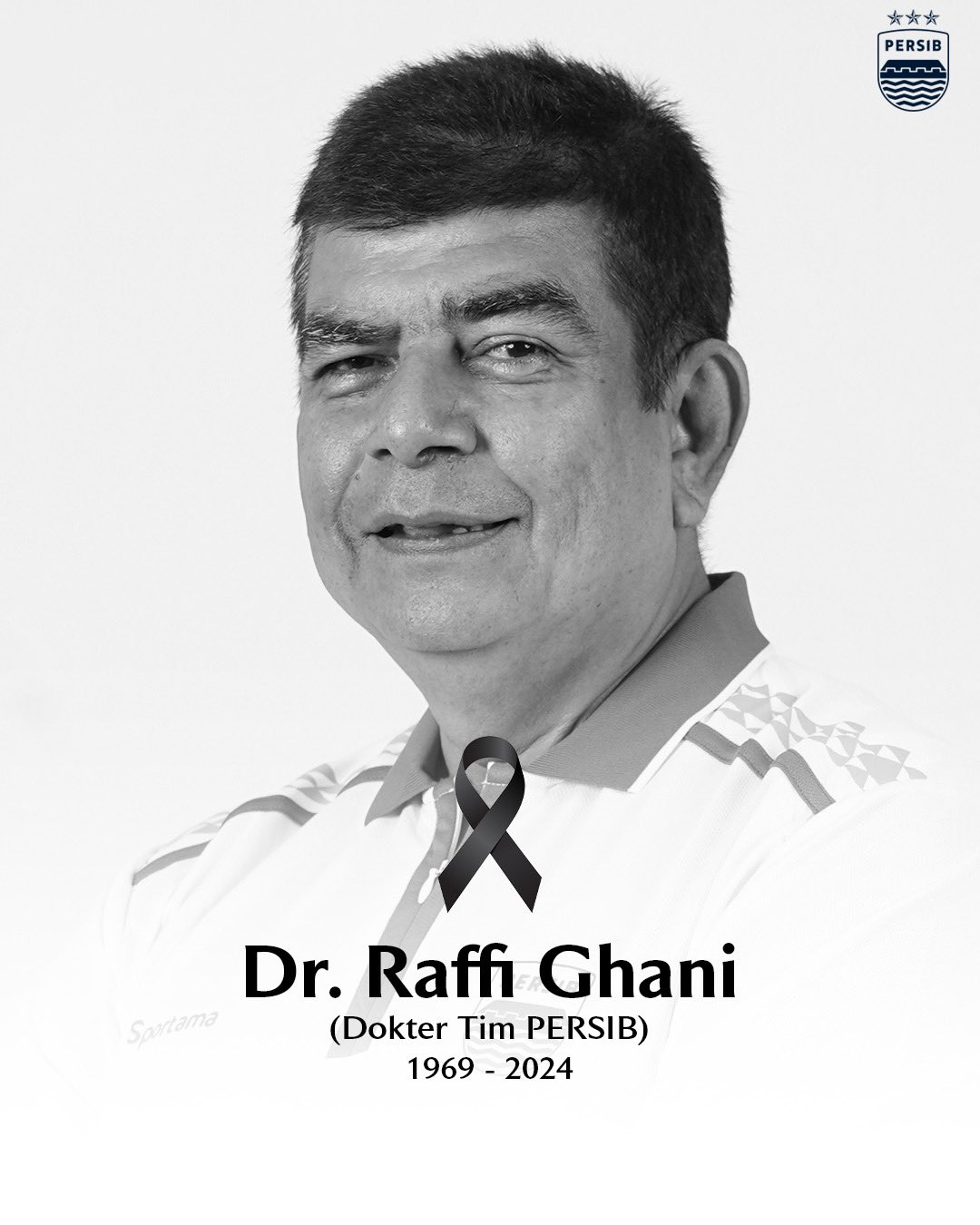 Dokter Rafi Ghani dari Persib meninggal dunia/dok Persib/