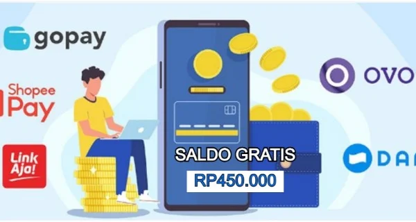 Saldo E-Wallet gratis cuma modal KTP.